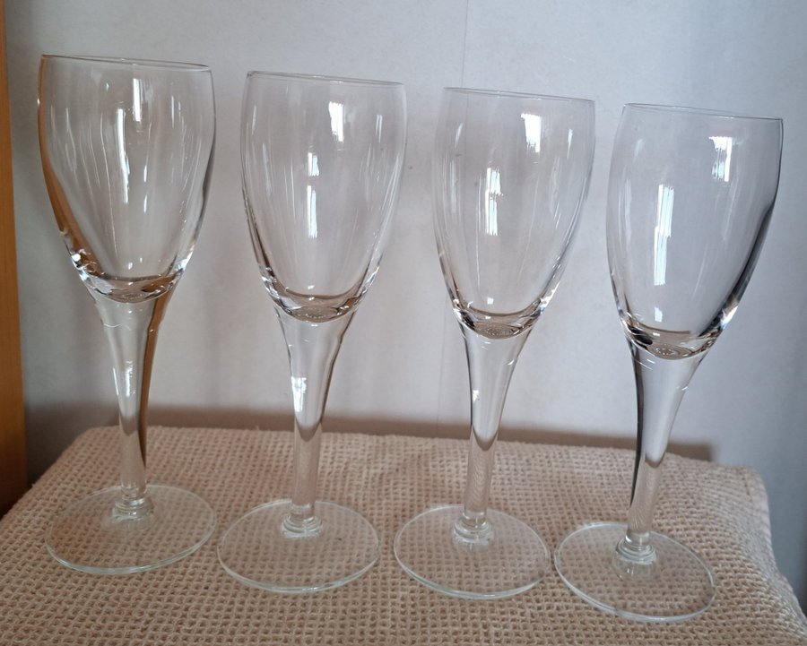 4 champagneglas