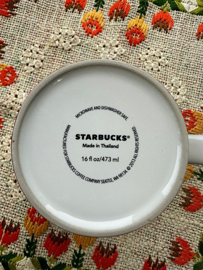 Starbucks Coffee Mugg Vienna Collector Seriers