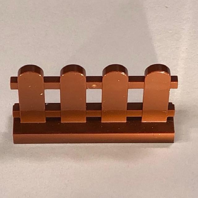 LEGO tillbehör 1 st "brun staket" - helt ny / oanvänd!