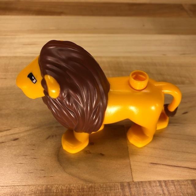 LEGO Duplo tillbehör 1 st "lejonpappa" - begagnat från Peklek!