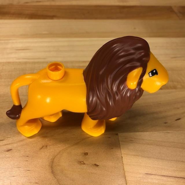 LEGO Duplo tillbehör 1 st "lejonpappa" - begagnat från Peklek!