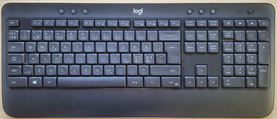 Logitech K540 - trådlöst tangentbord med Logitech Unifying™ USB-mottagare