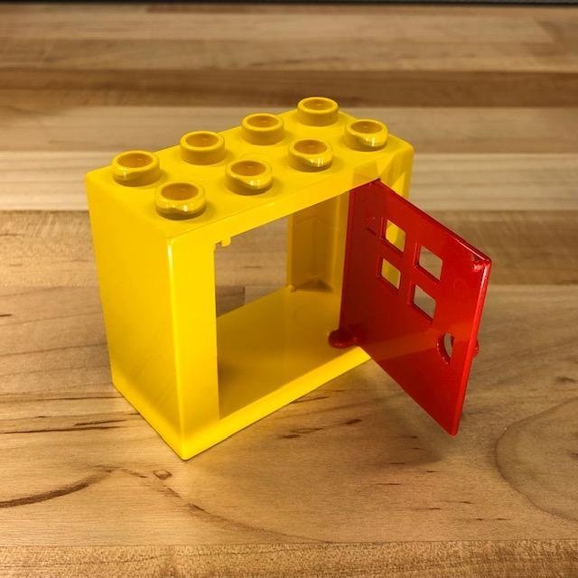 LEGO Duplo delar/tillbehör "röd dörr" - begagnat från Peklek!