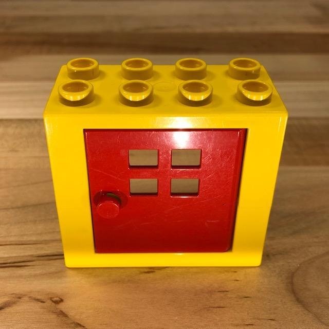 LEGO Duplo delar/tillbehör "röd dörr" - begagnat från Peklek!