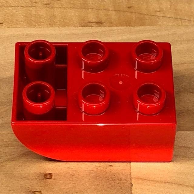 LEGO Duplo klossar/delar "röd kloss 2x3 special" - begagnat från Peklek!