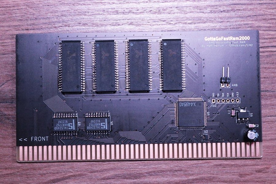 A2000 8MB FastRAM expansion för Amiga 2000 | ram minne 8 mb zorro gottagofastram