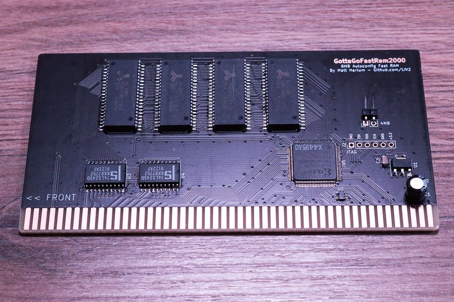 A2000 8MB FastRAM expansion för Amiga 2000 | ram minne 8 mb zorro gottagofastram