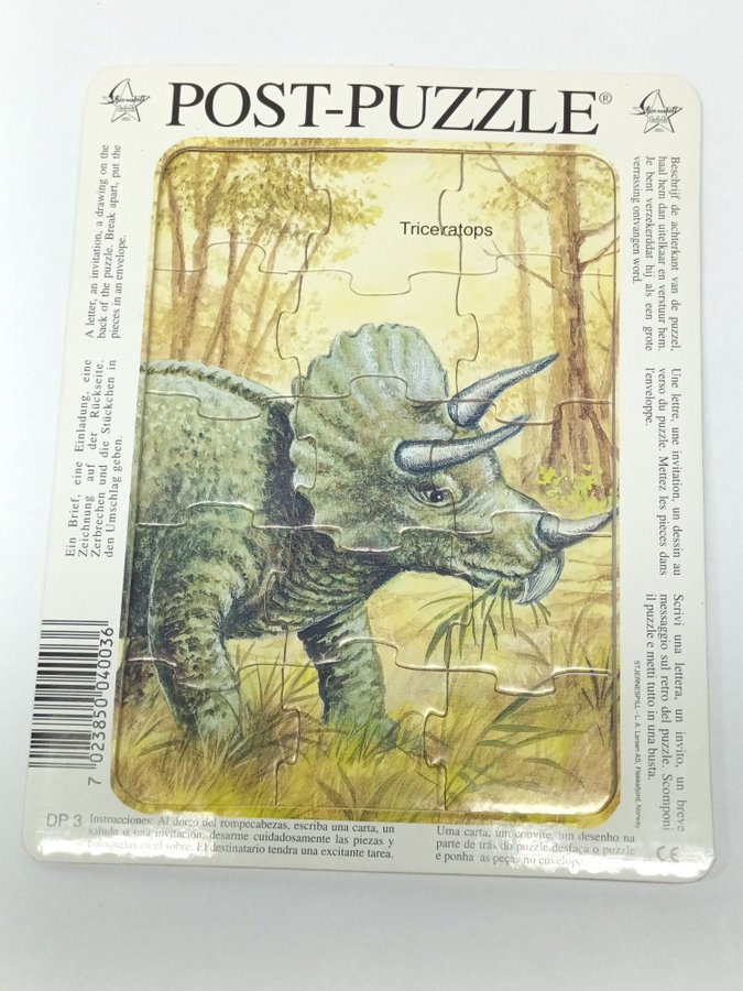 Post-puzzle Triceratops