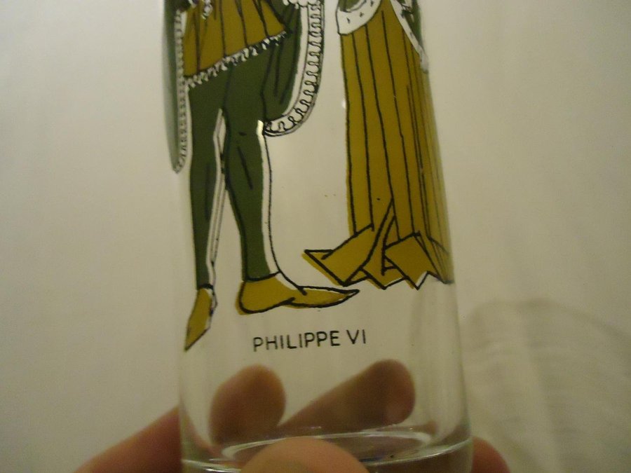 Philippe VI ÖL glas 145 x 6 cm vintage beer glass