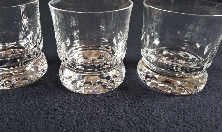 3 Glas Prince Kosta Wiskeyglas Whiskeyglas Göran Wärff