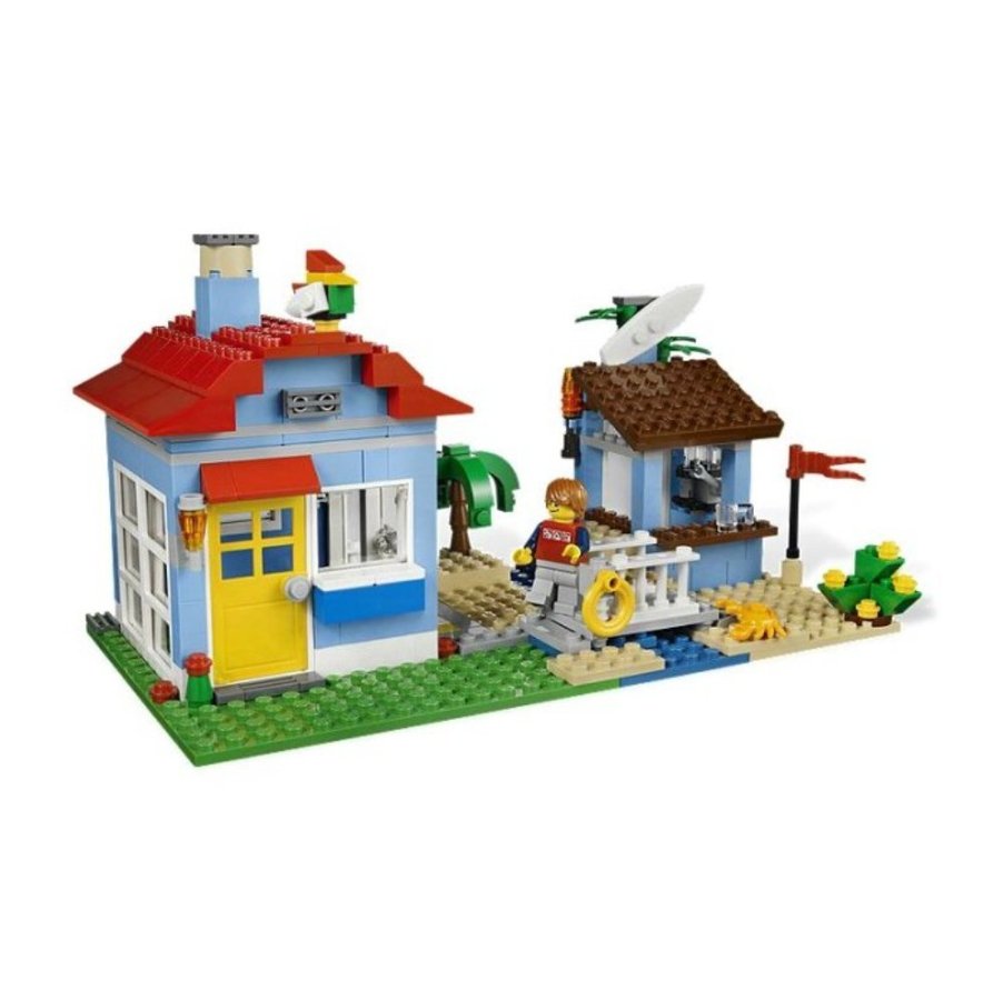 Lego Creator 7346 Strandhus 3-i-1, 100% komplett i toppskick!