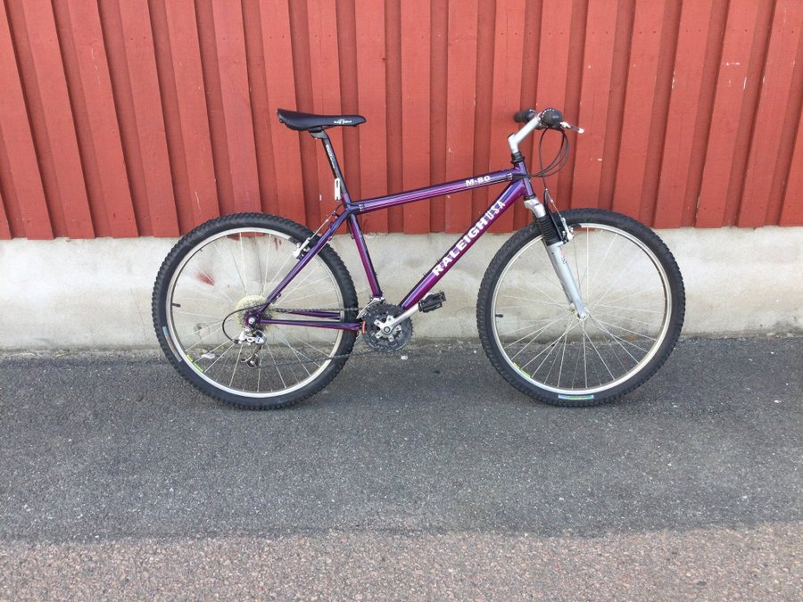 Raleigh MTB hårding Vintage Rare i mkt fint skick från nedlagd butik dödsbo FYND