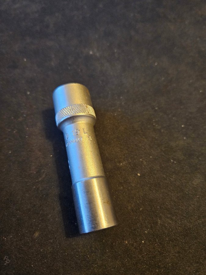 Ny 1/2" Gedore D 19 L Topnøgleindsats 13 mm