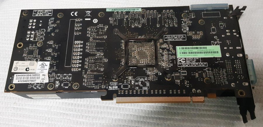 ASUS ATI Radeon HD 5850 (EAH5850/G/2DIS/1GD5) 1 Gb Graphics Double
