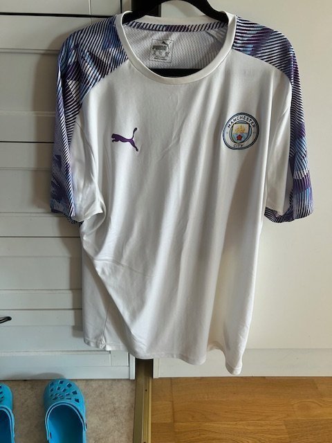 Manchester City prematch T-shirt storlek XXL