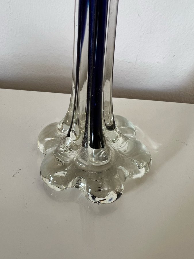 Vintage glasvas elephantfoot