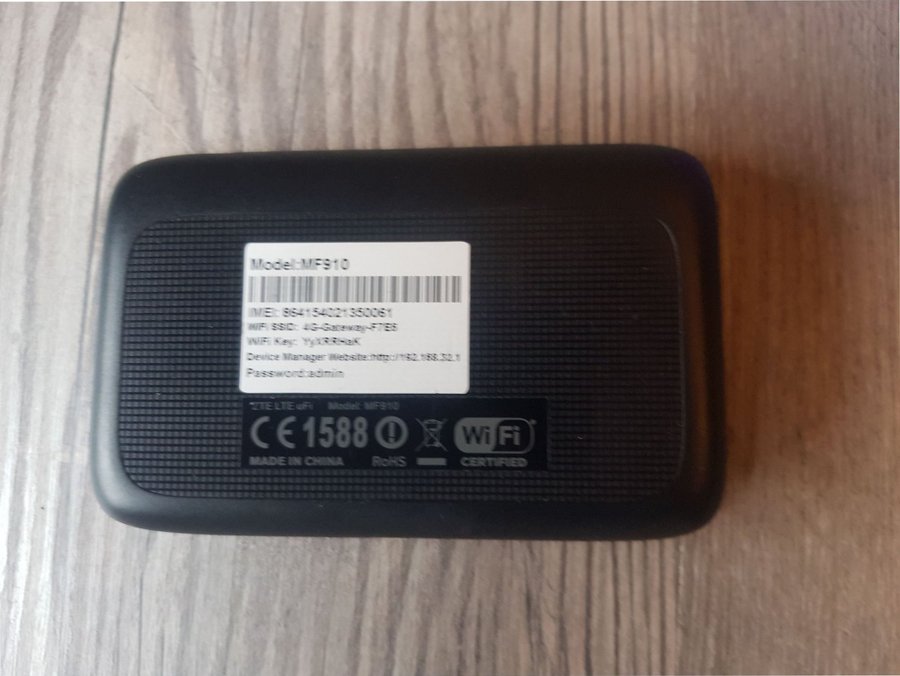 ZTE Router MF910 4G