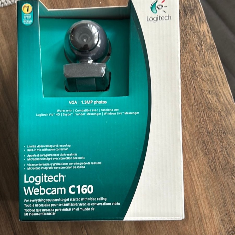 Logitech Webcam C160 NY ej används