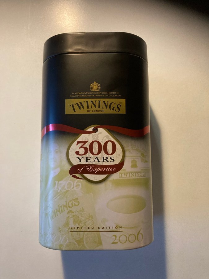 Teburk/kakburk i metall, Twinings of London