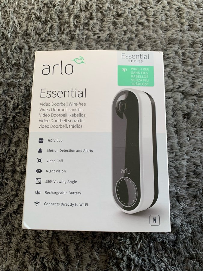 Arlo Essential Trådlös Dörrklocka