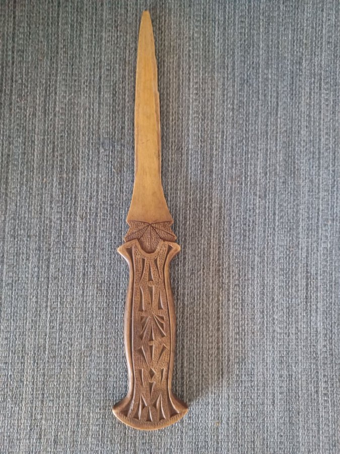 Brevkniv i trä vintage