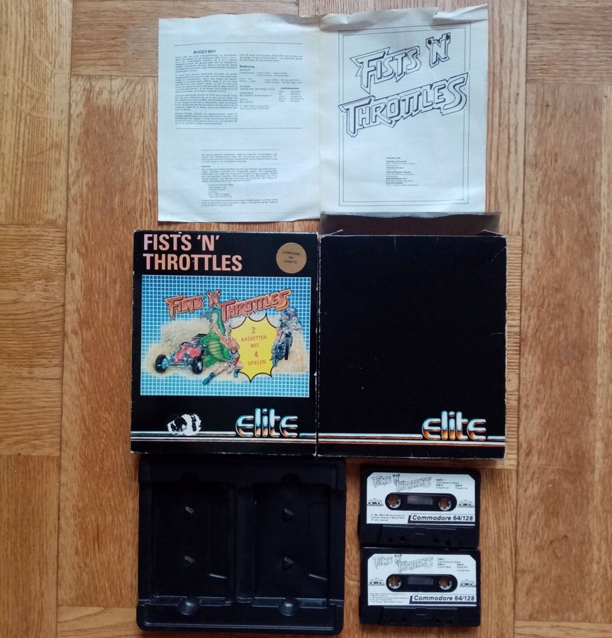 Fists 'N' Throttles (Elite Systems) - Commodore 64 / C64 Spel