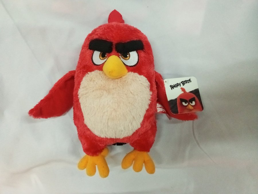 Angry Birds Red mjukdjur kramdjur stuffed toy leksak tv spel figur Rovio bird