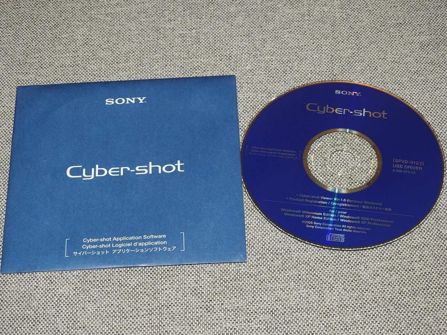 Sony Cyber-shot Viewer Ver 10 Windows CD