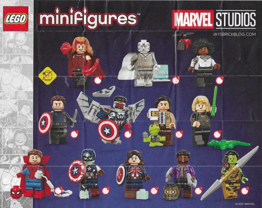 LEGO - Minifigur MARVEL STUDIOS - MONICA RAMBEAU från WandaVison