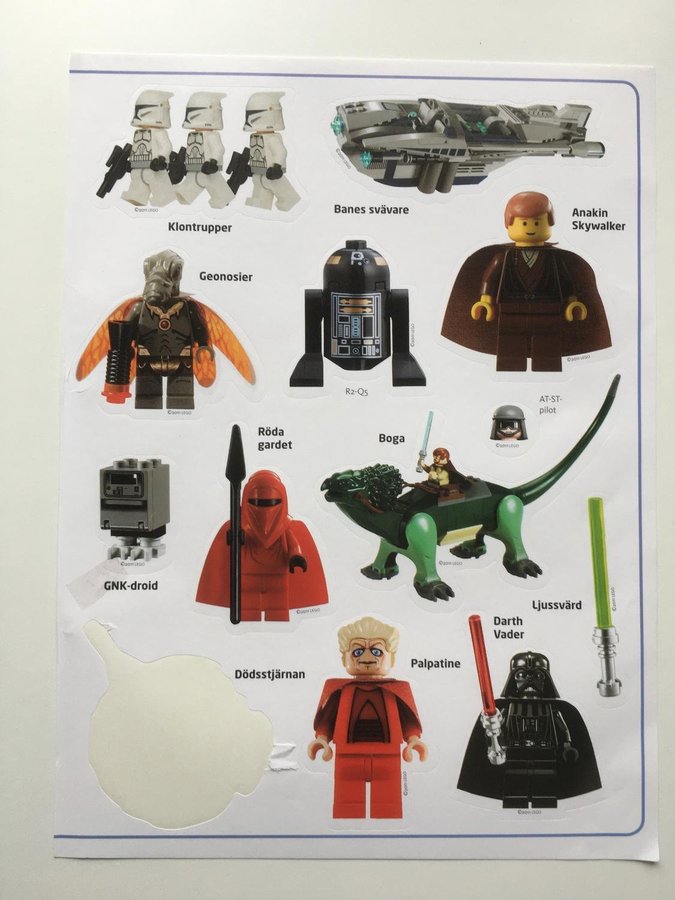 Klistermärken - Star Wars lego motiv - Stickers