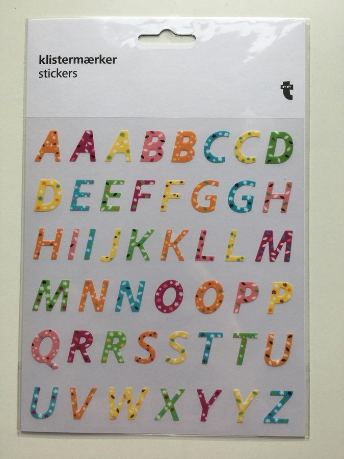 Klistermärken - Stora bokstäver - Stickers