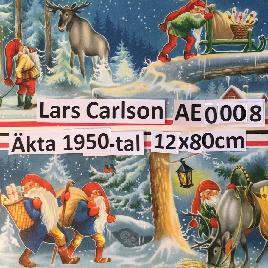 LC008: LARS CARLSON: Älg&ren AE008 Äkta1950-talLars CarlssonPappersbonad