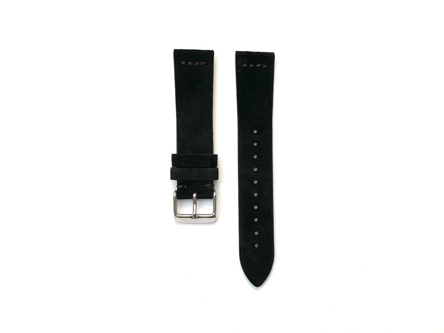 Klockband Mocka 22mm - Svart