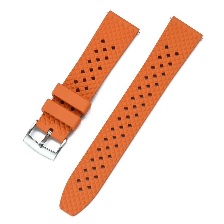 Klockband Honeycomb 20mm - Orange