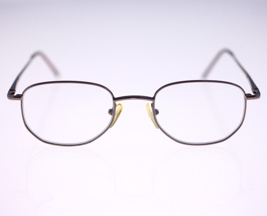 Vintage unisex metal frame eyeglasses with prescription lenses-circa 1980s-22g