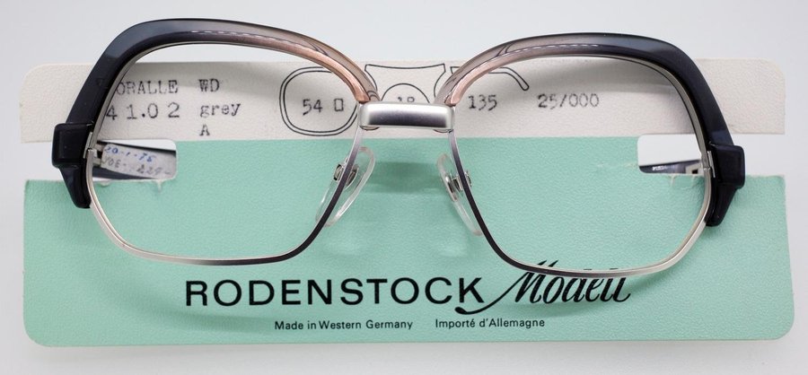 Rodenstock Modell Coralle WD 4102 grey 10K gold-filled vintage sunglasses frame