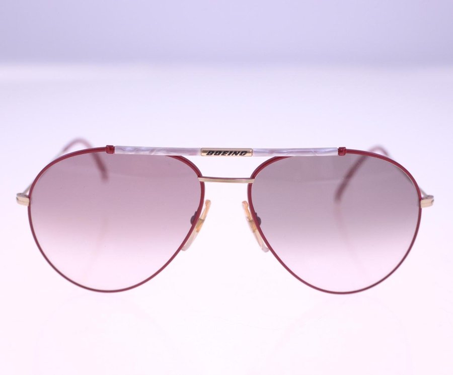 The Boeing Collection by Carrera 5706 30 Small red/gold sunglasses-circa 1980s