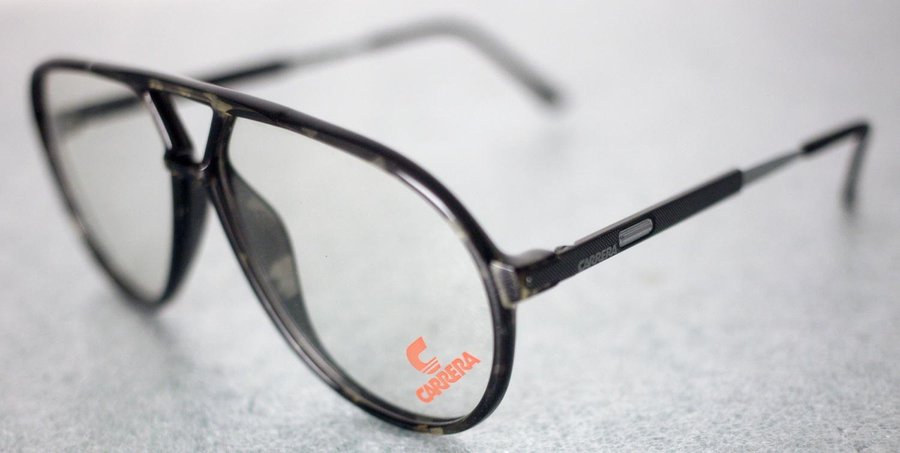 Carrera 5335 pilot-style sunglasses-NEW with original clear lenses-circa 1980s