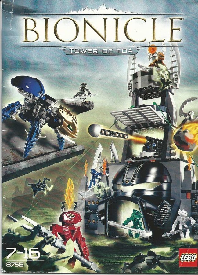 LEGO - BESKRIVNING BIONICLE 8758