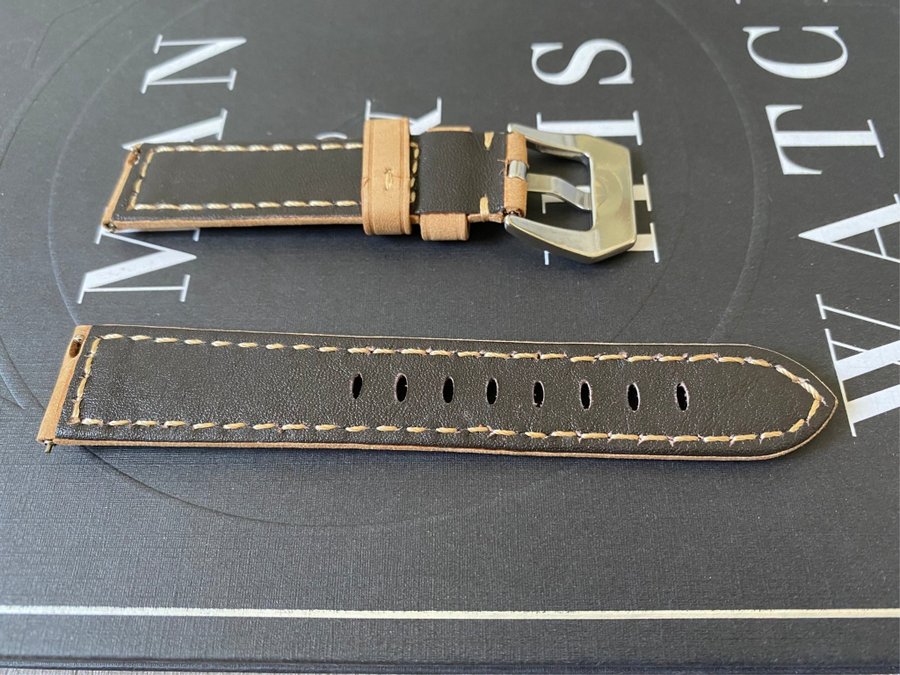 Klockband läder 22mm