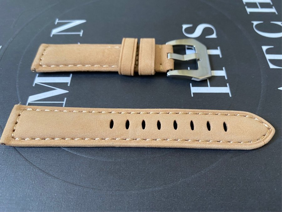 Klockband läder 22mm