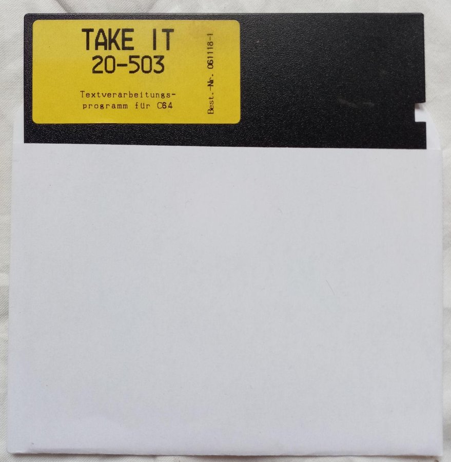 Take It 20-503 (Rex Datentechnik GMBH) - Lös Disk - Commodore 64 / C64