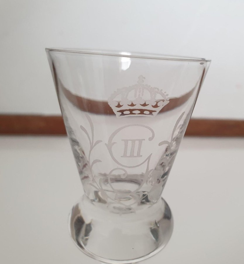 Reijmyre Gustav III Stort Snaps Glas