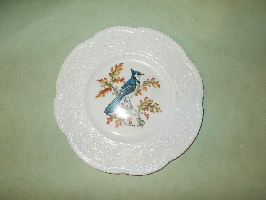 ***ENGELSKT TALLRIK BLUE JAY ROYAL COULDON***