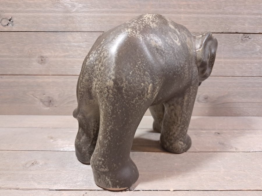 FIGURIN - ELEFANT - GLASERAT STENGODS - JOHGUS - BORNHOLM - DANMARK