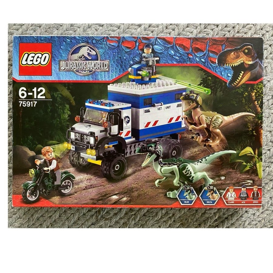 LEGO Jurassic World 75917 - Raptor Capture Truck