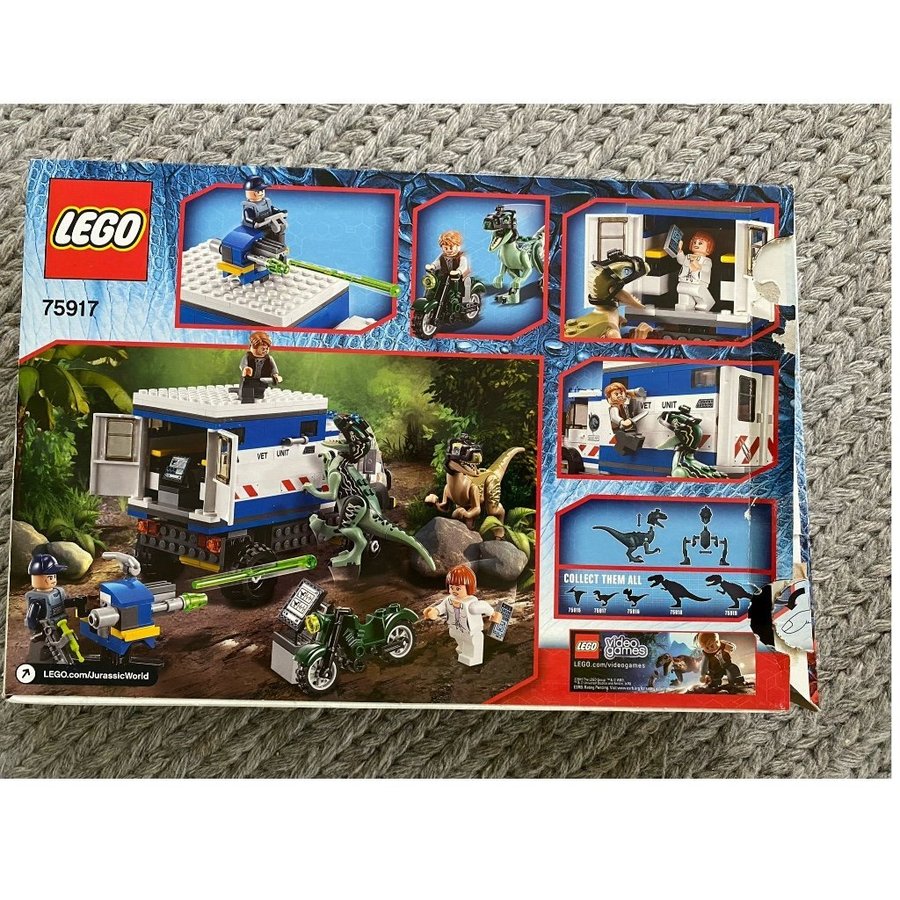 LEGO Jurassic World 75917 - Raptor Capture Truck