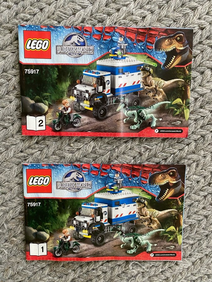 LEGO Jurassic World 75917 - Raptor Capture Truck