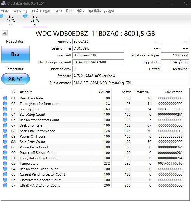 WD My Book 8TB Extern Hårddisk