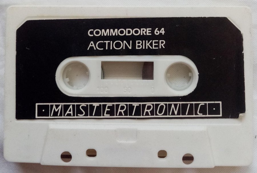 Action Biker (Mastertronic) - Lös Tape - Kassett - Commodore 64 / C64 Spel